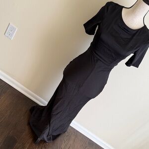 Topshop Black mermaid fitted dress Size 4US